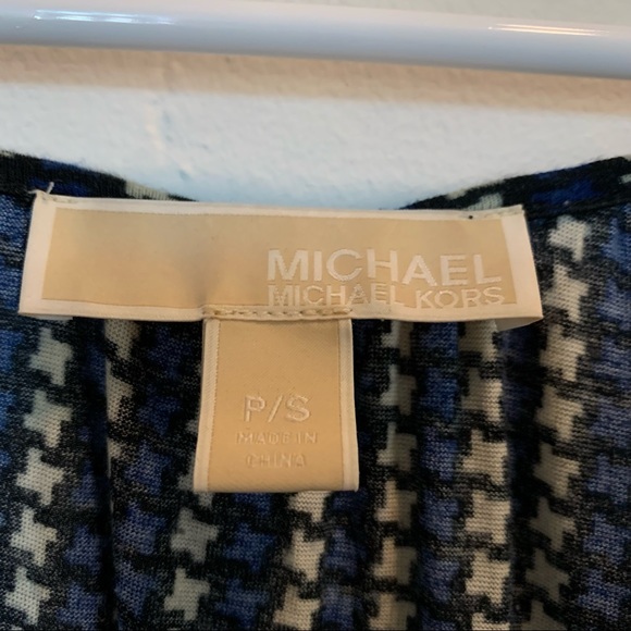 Michael Kors 3/4 Sleeve Wide Neck Blouse Small Petite - Picture 4 of 12